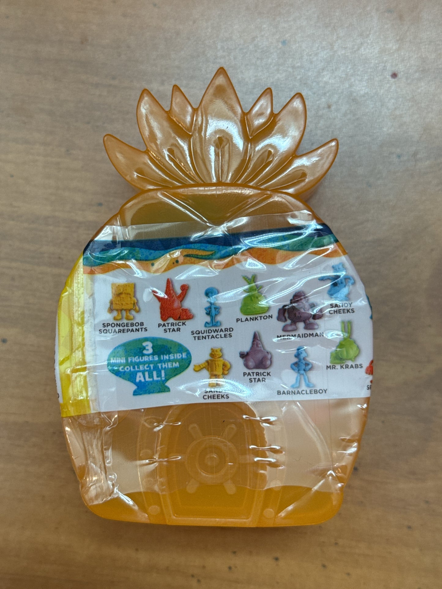 SpongeBob SquarePants Tiny Mights Sealed Blind Box Pictures Show One of 3 Figures Package
