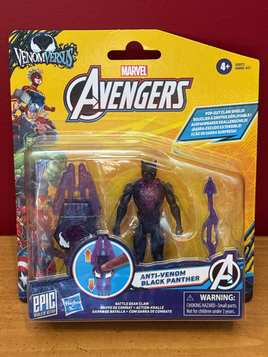 Marvel Avengers Venom Versus Epic World of Action Anti-Venom Black Panther New in Box