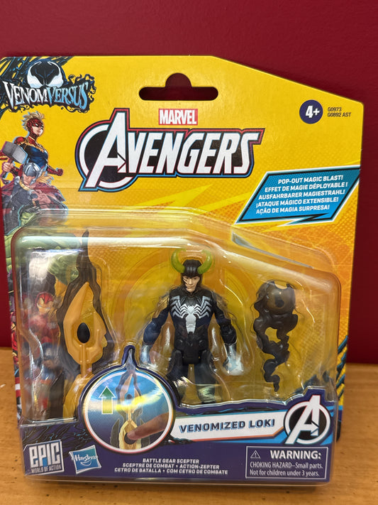 Marvel Avengers Venom Versus Epic World of Action Venomized Loki New in Box