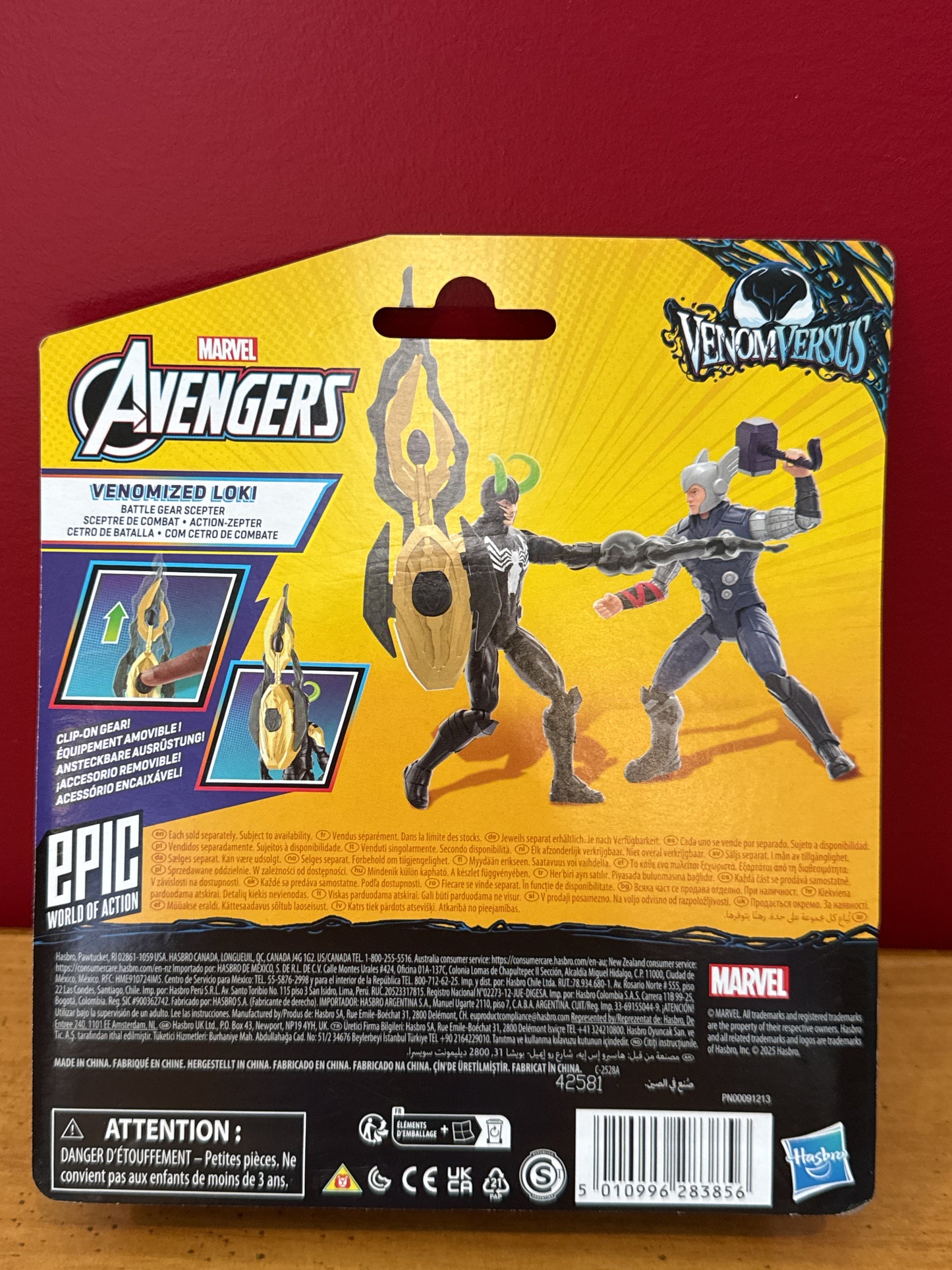 Marvel Avengers Venom Versus Epic World of Action Venomized Loki New in Box