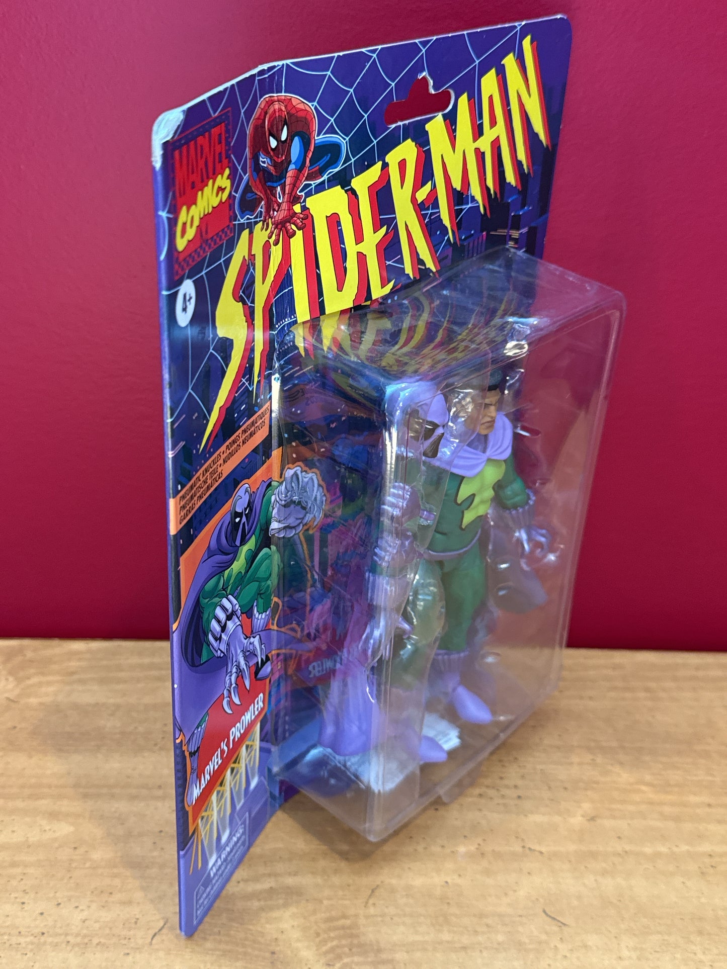 Prowler Marvel Legends Retro Spiderman 6" Spider-Man Animated Walmart Exclusive New in Box