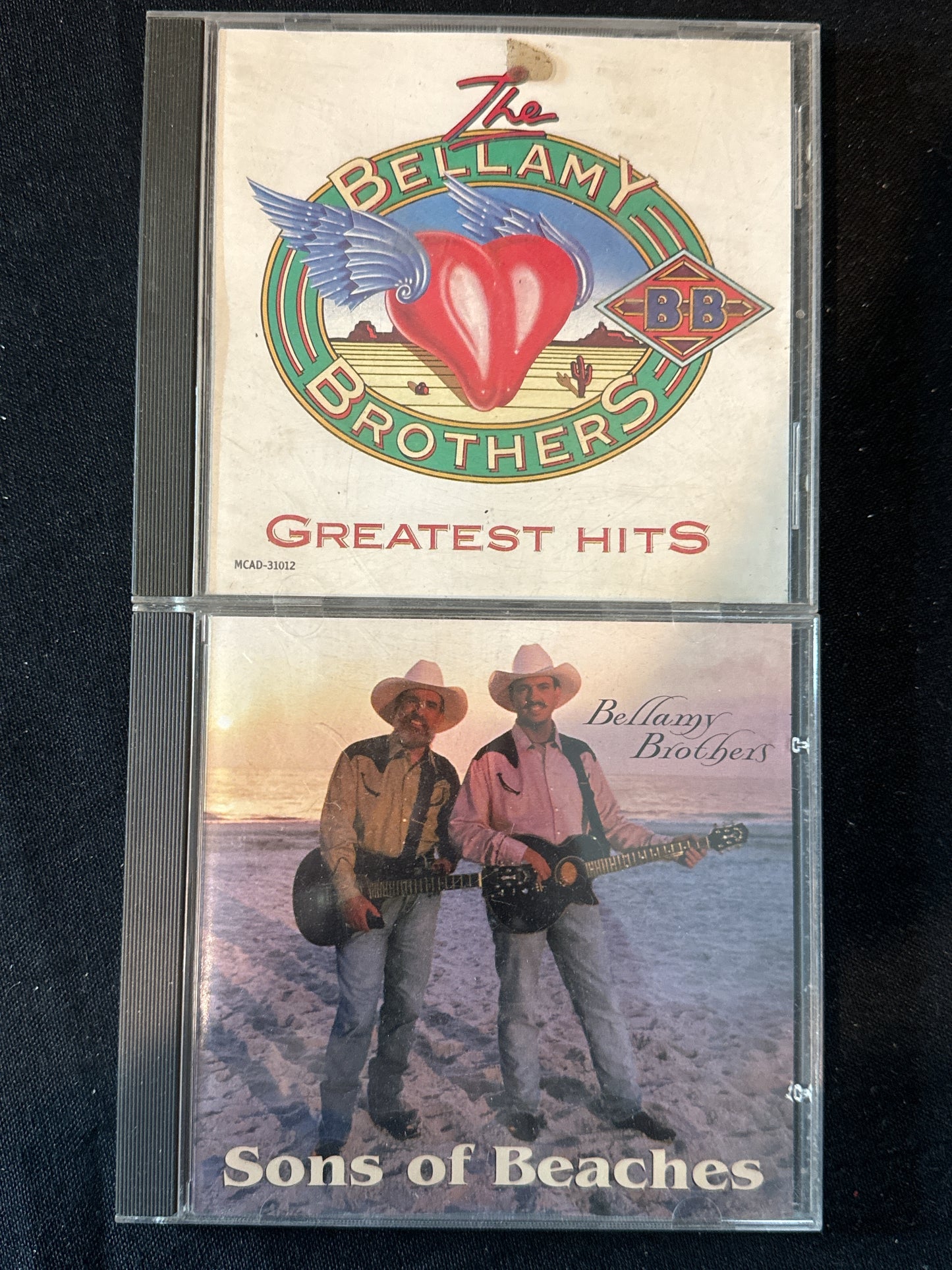 Bellamy Brothers 2 CDs Sons of Beaches & Greatest Hits