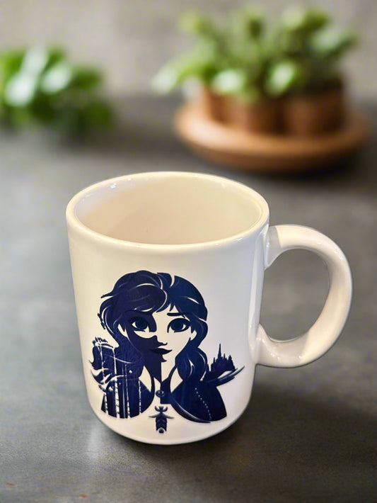 Disney Frozen 2 Heat Reactive Ceramic Coffee Mug Cup 12oz Turns Colors With Hot Liquid