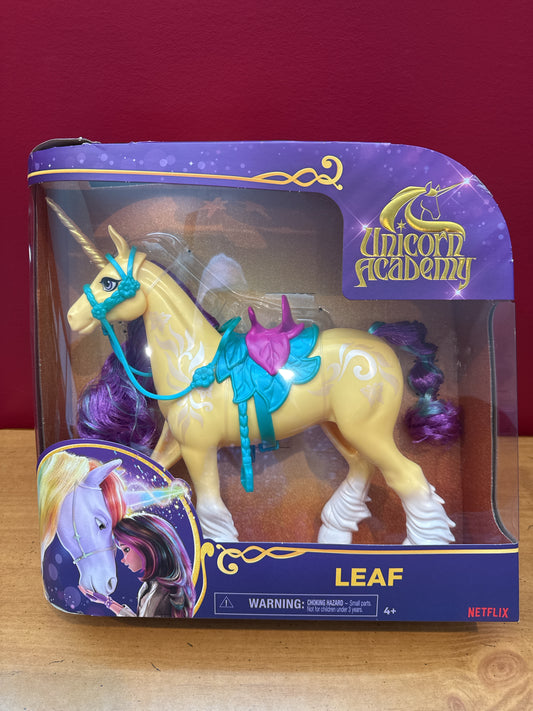 Unicorn Academy Leaf Unicorn Figure New in Box