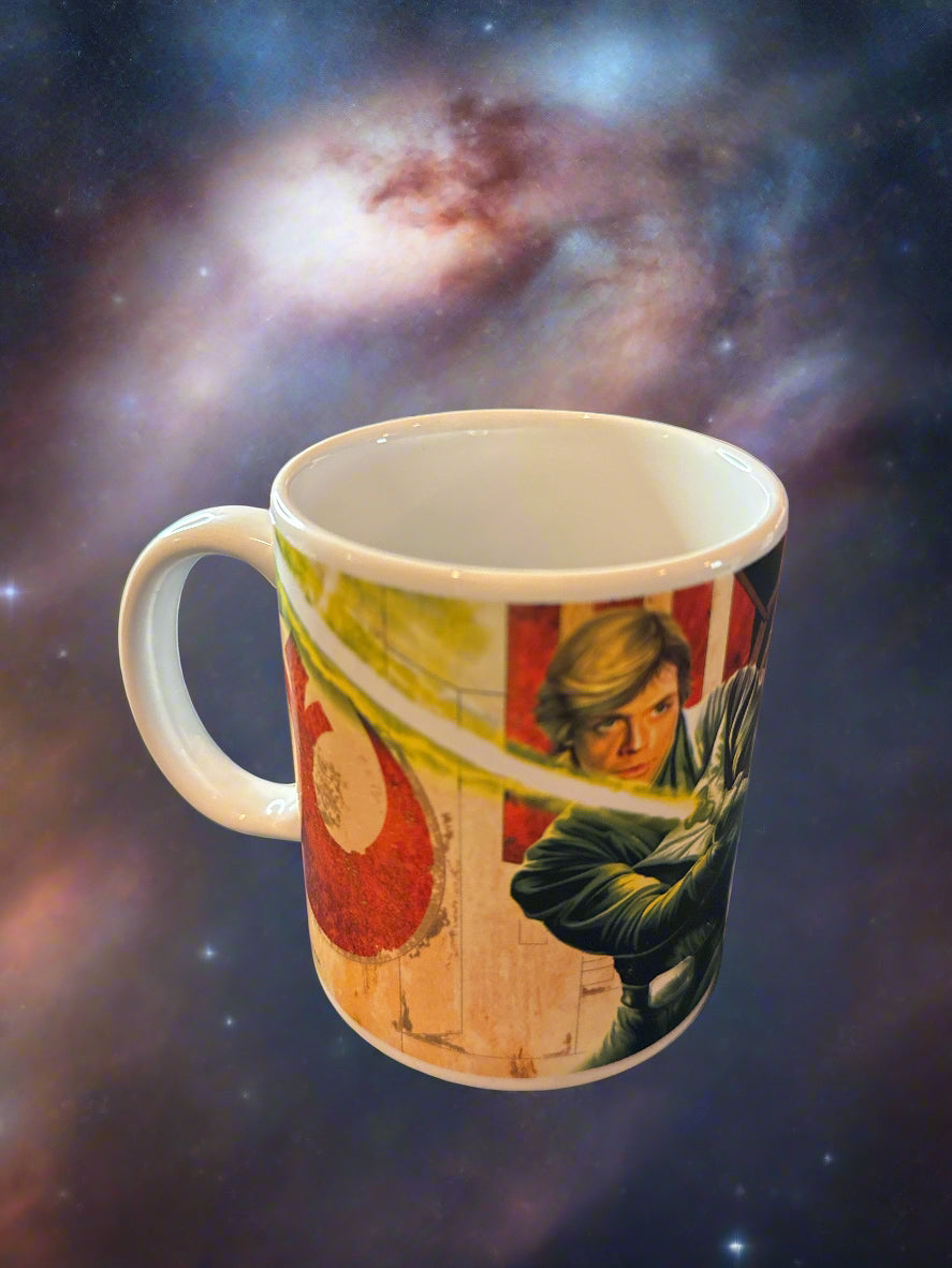 Star Wars Darth Vader Luke Skywalker Coffee Mug Cup Galerie 3.75" Tall