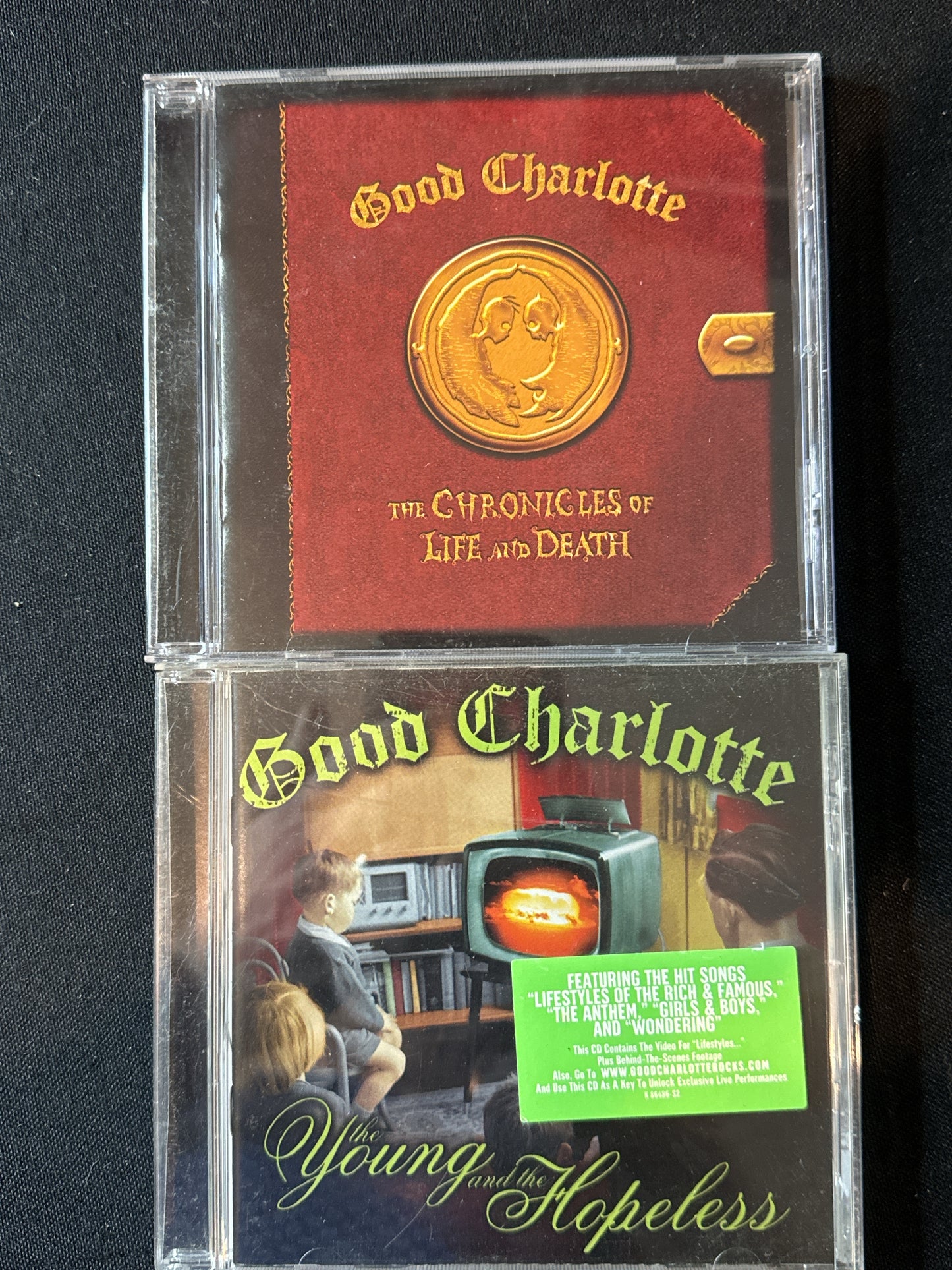 Good Charlotte 2 CDs Young & Hopeless & The Chronicles of Life and Death