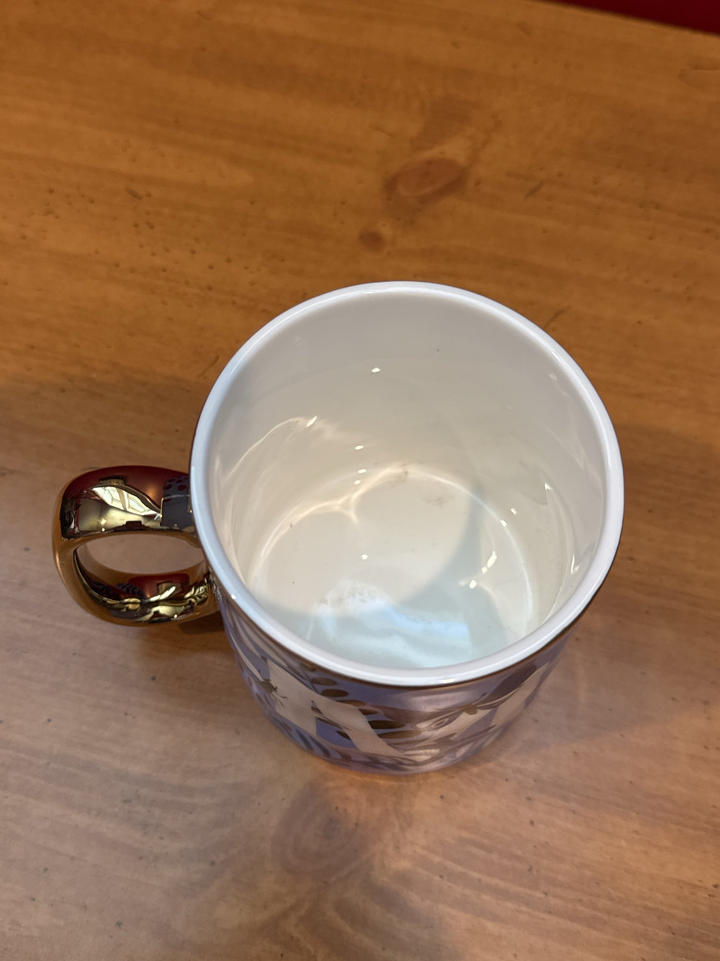 Sheffield Home Blue Butterfly Initial "M" Coffee Cup Mug 4 1/8" Tall New