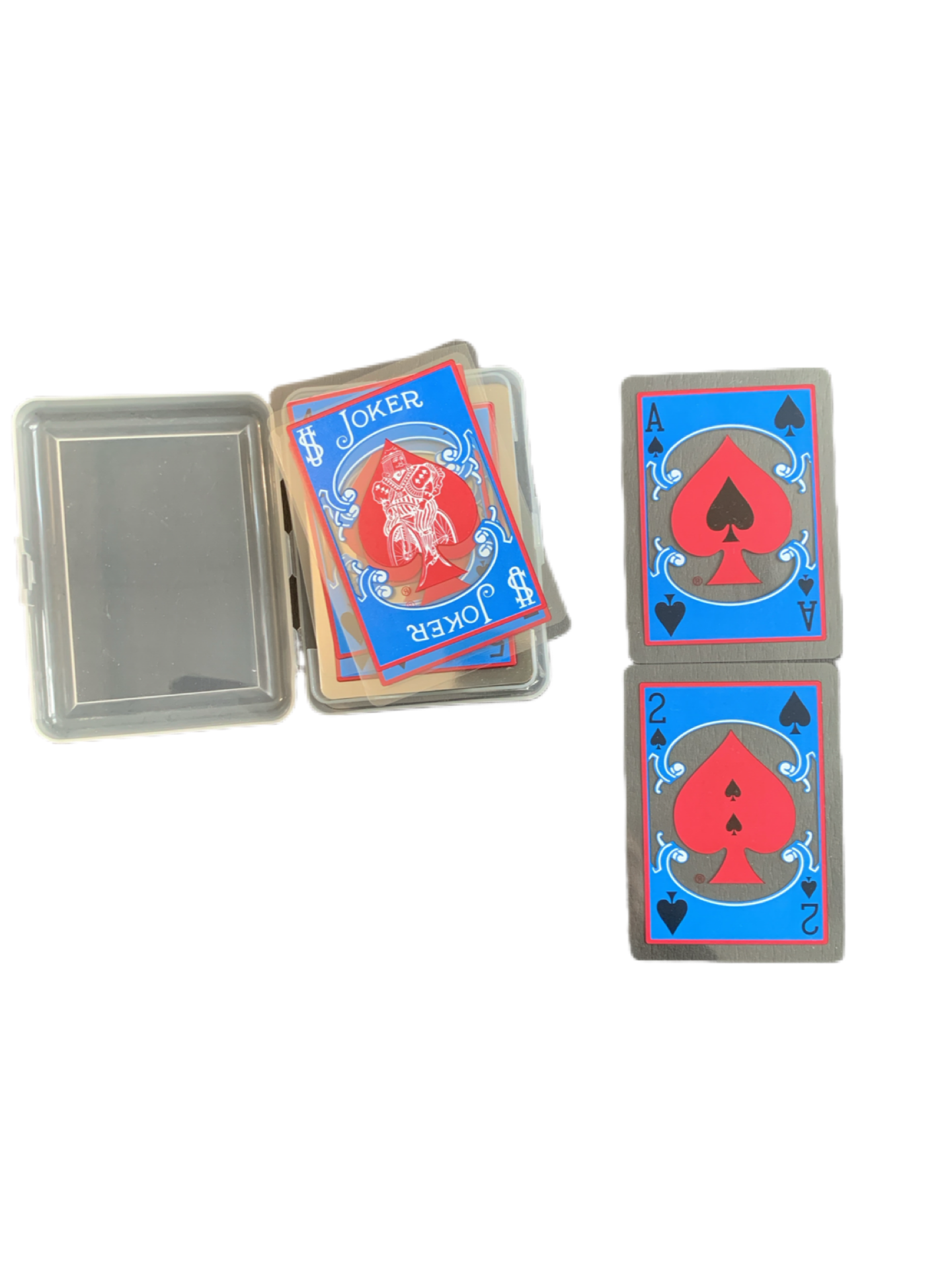 Vintage Bicycle Clear Plastic Poker Playing Cards Still in Box