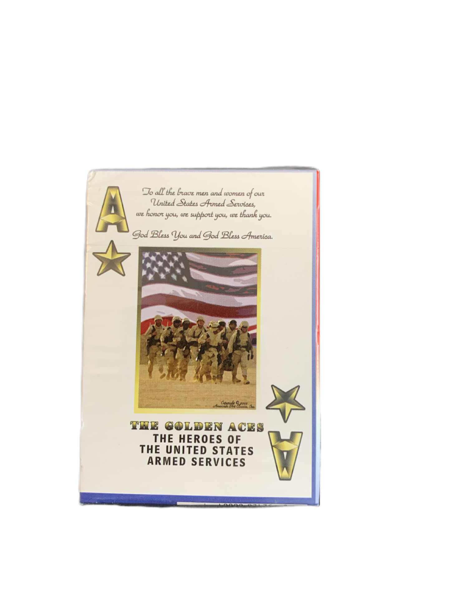 Operation Iraqi Freedom U.S. Military Heroes Playing Cards Still in Plastic