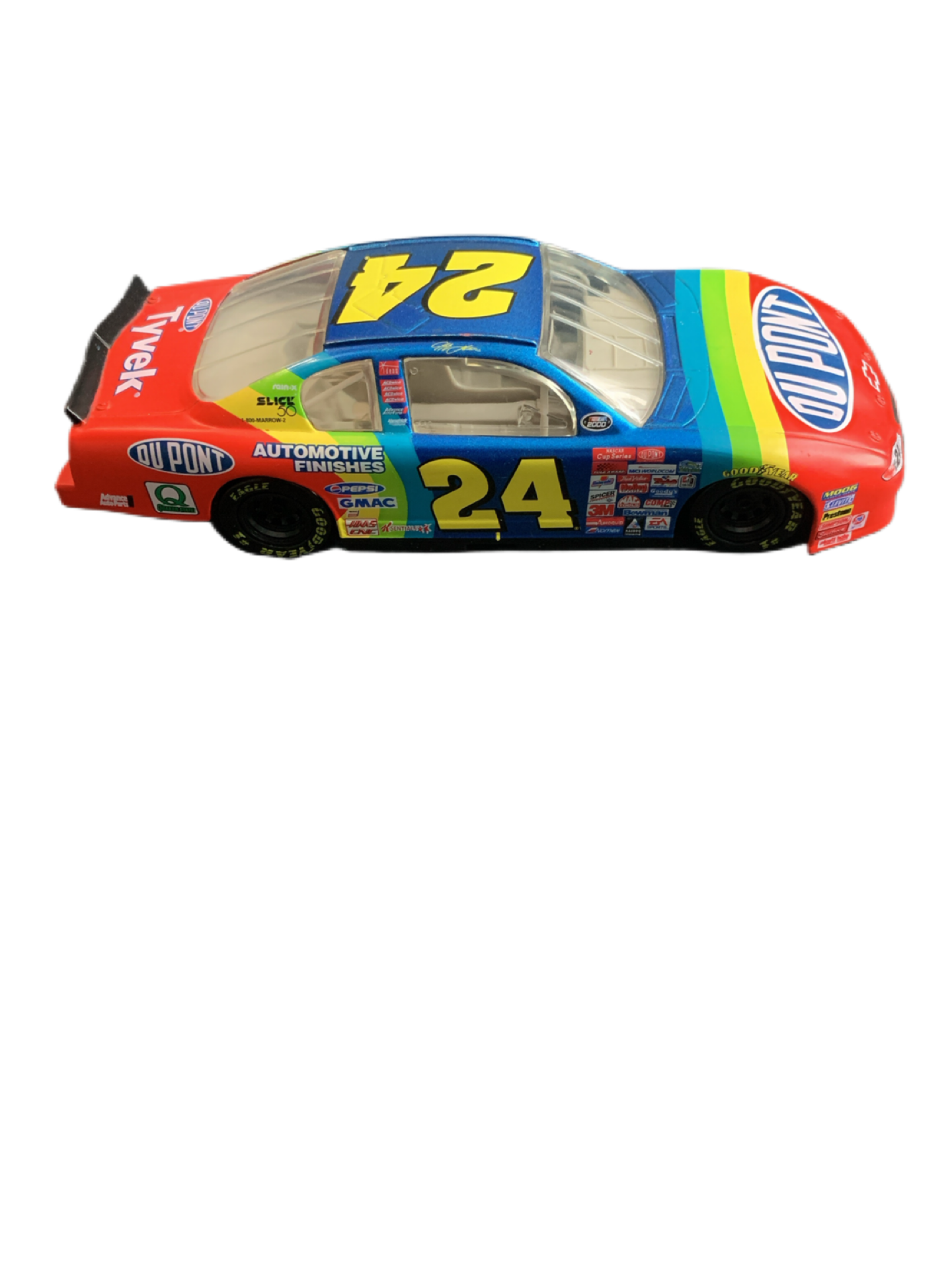 NASCAR Jeff Gordon 2000 Hasbro #24 DuPont Chevy Monte Carlo 1:64 Die-Cast