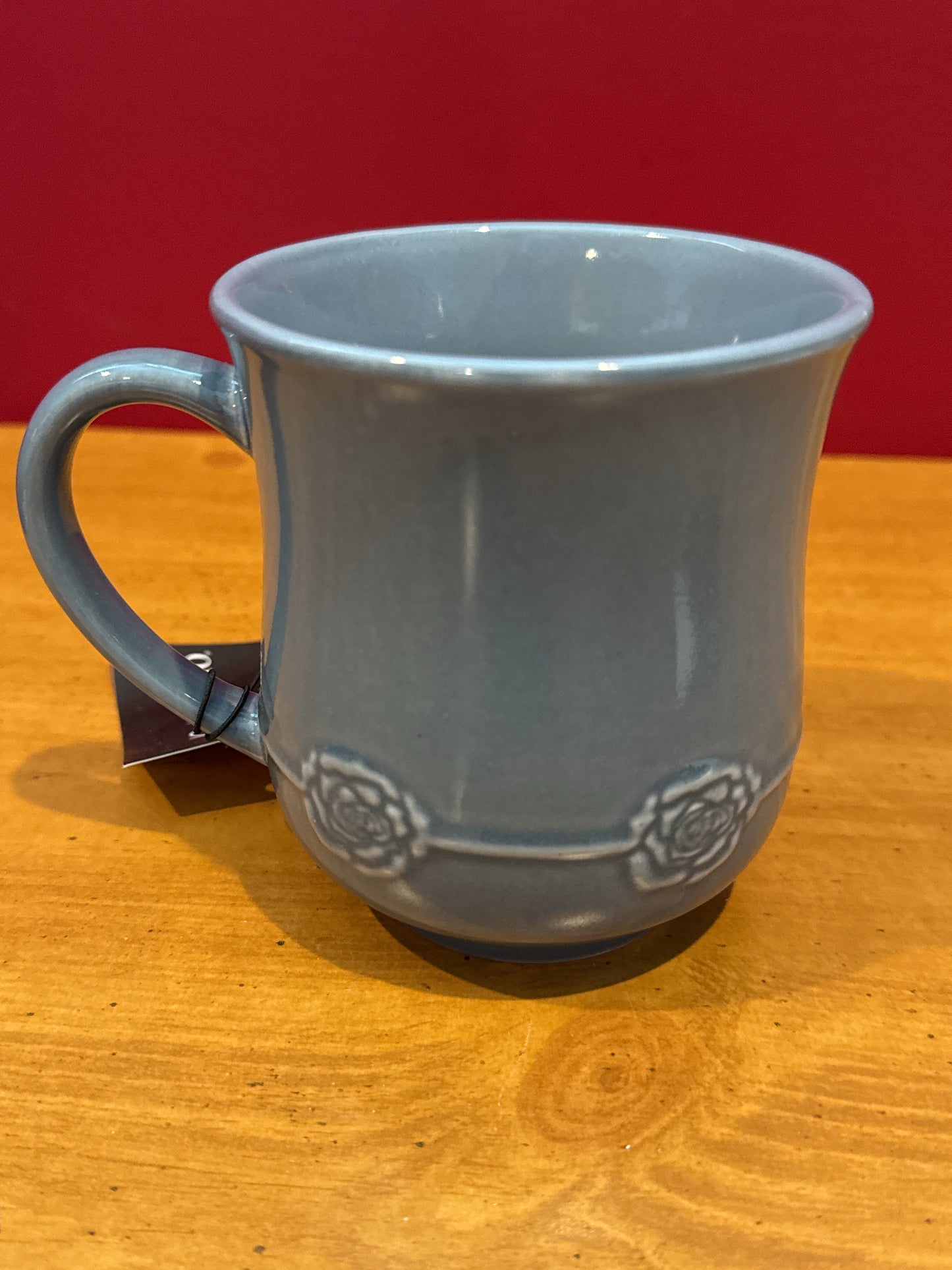 Dwell Studio Blue Floral Coffee Cup Mug 4.5" Tall New