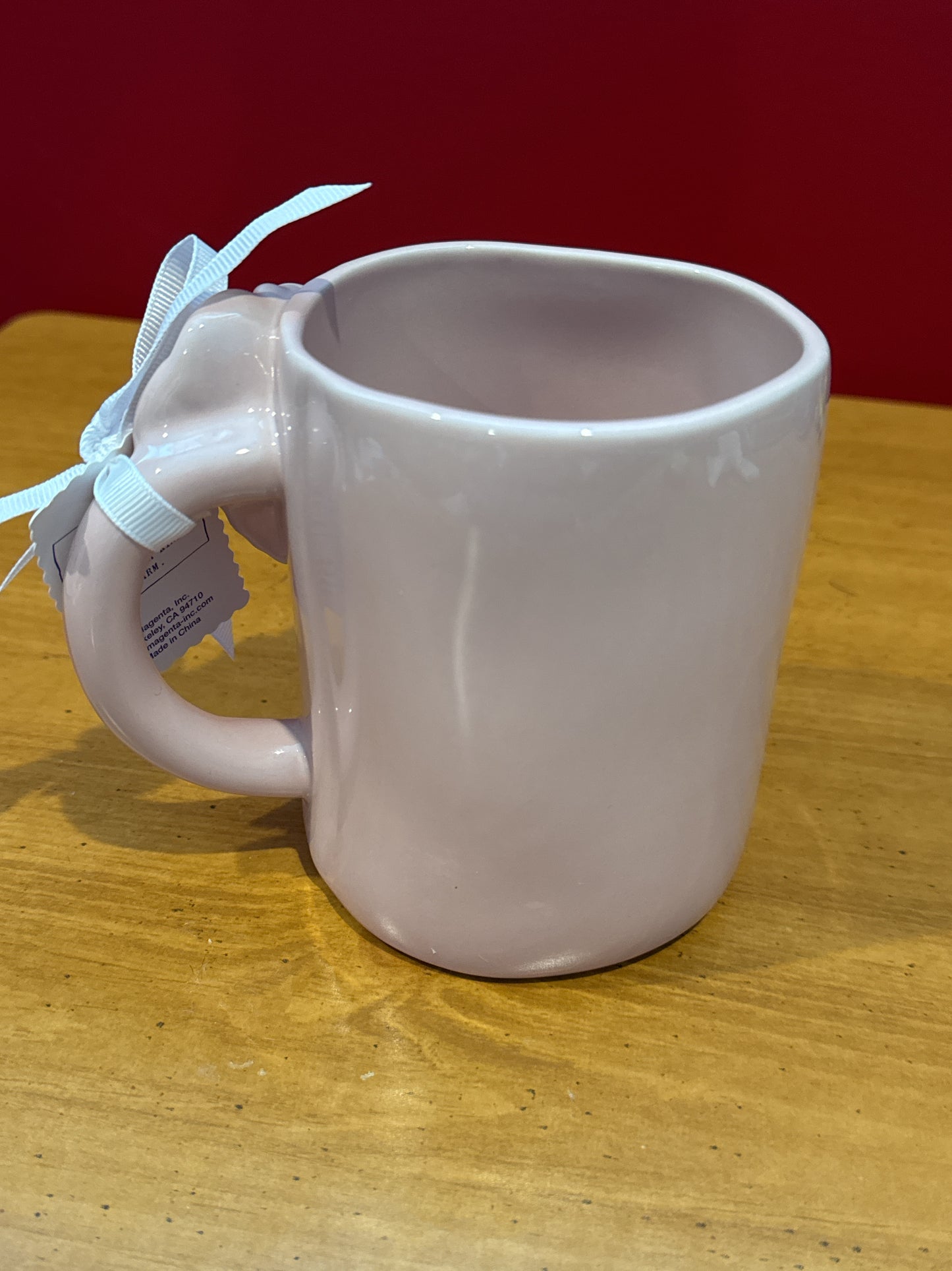 Rae Dunn "Mom Est. 2026" Lilac Interior Coffee Cup Mug 5" Tall New