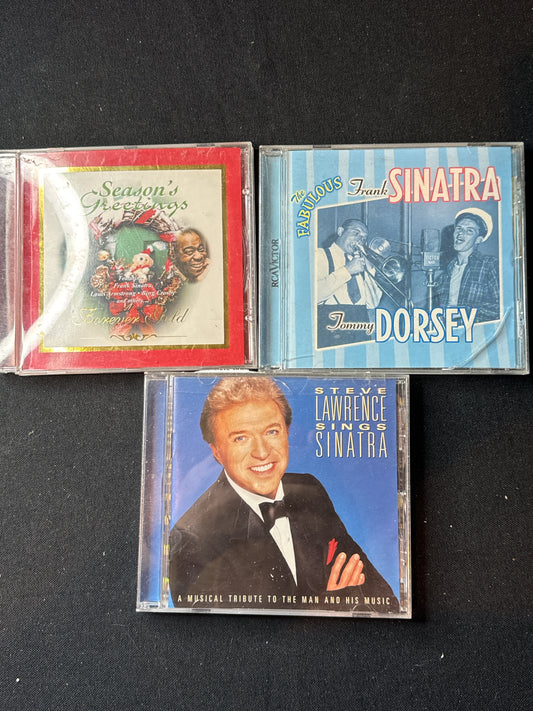 Frank Sinatra 3 CDs Steve Lawrence sings Frank, Frank & Dorsey, Seasons Greetings