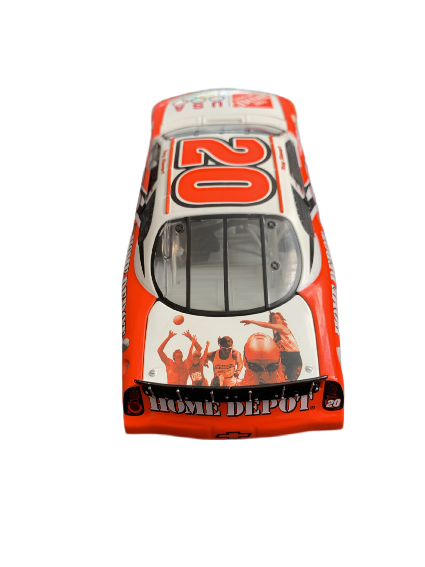 NASCAR Tony Stewart #20 U.S. Olympics 2004 Home Depot 1:24 Die-Cast Car In Box