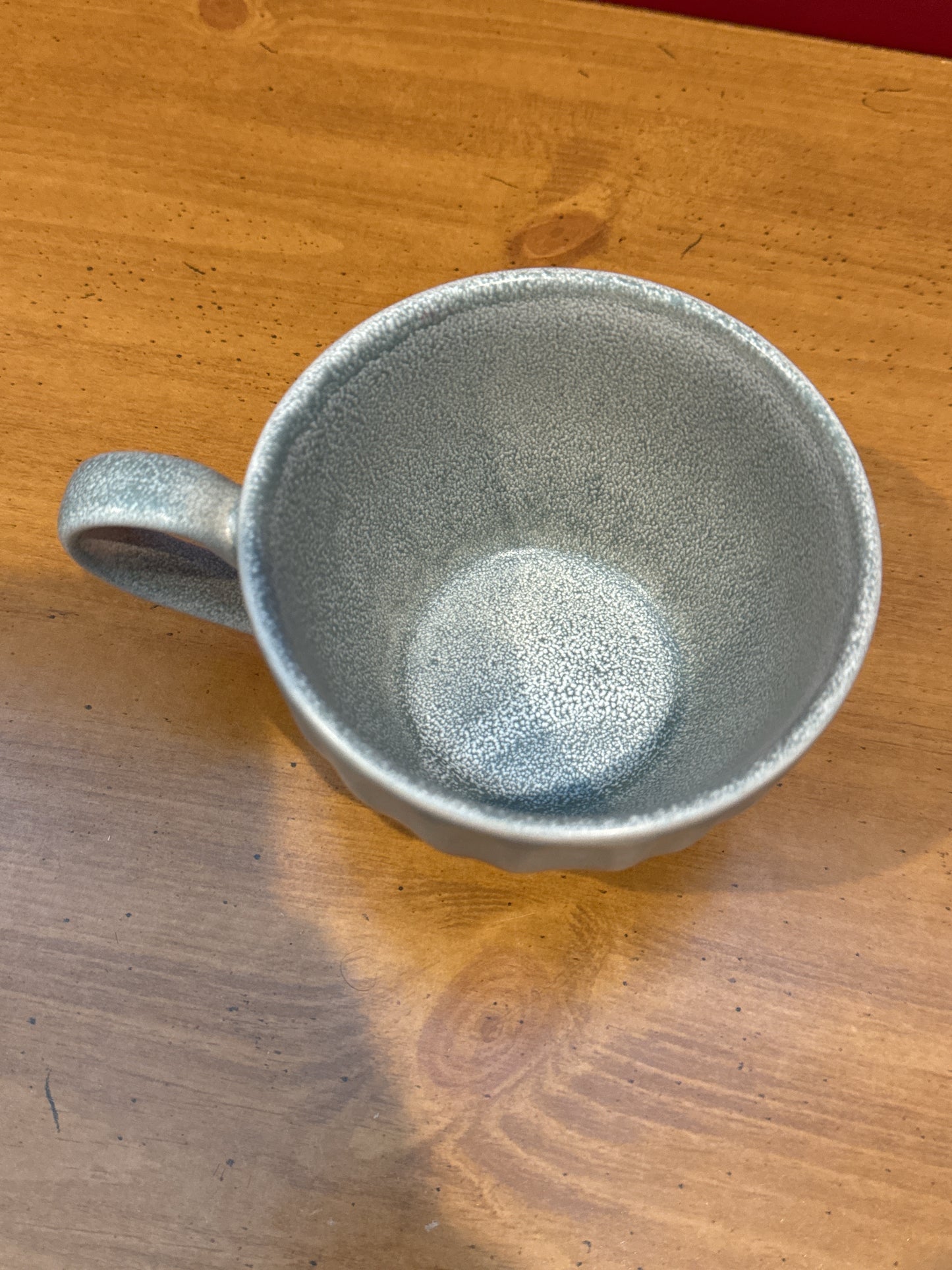 Heritage Blue Green Coffee Cup Mug 3.25" Tall New