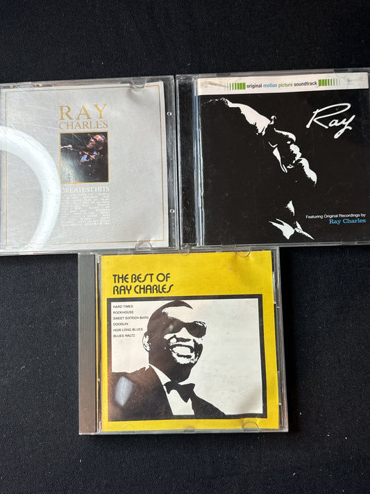 Ray Charles 3 CDs Best of, Original Motion Picture Soundtrack, 20 Hits of the Genius