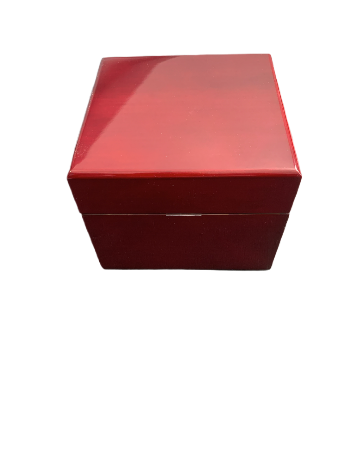 Watch Box Red Wood Beautiful Piece New