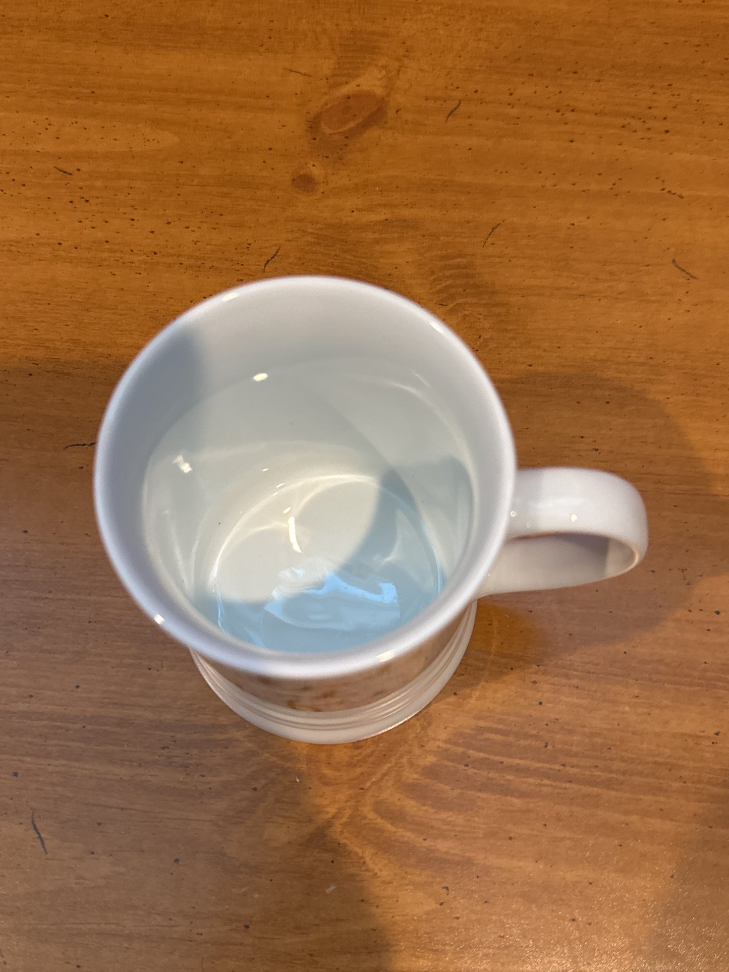 Fringe "Weekends & Coffee" White and Gold Coffee Cup Mug 4.25" Tall New
