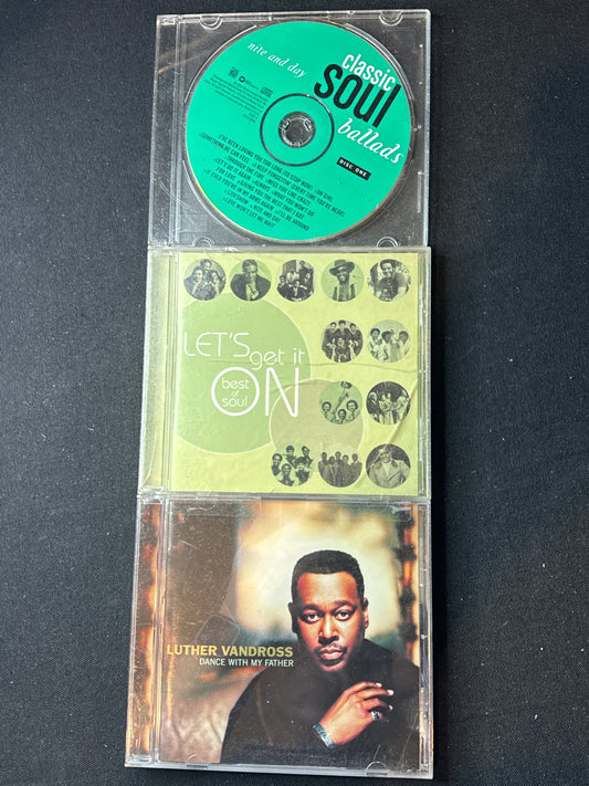 Soul Music 3 CDs Luther Vandross, Soul Ballads, Best of Soul