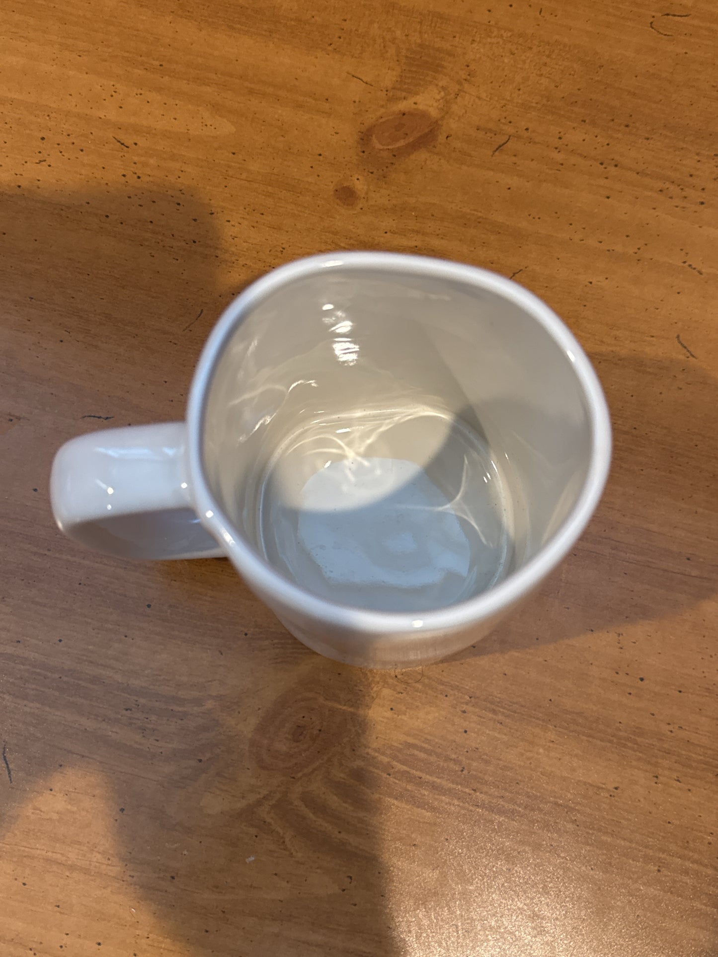Rae Dunn "Stuffed" White Coffee Cup Mug 4.75" Tall New