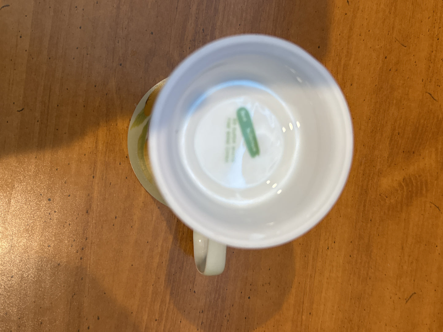 Best Selection Green Fruit Pears Coffee Tea Cup Mug 4 3/8" Tall New