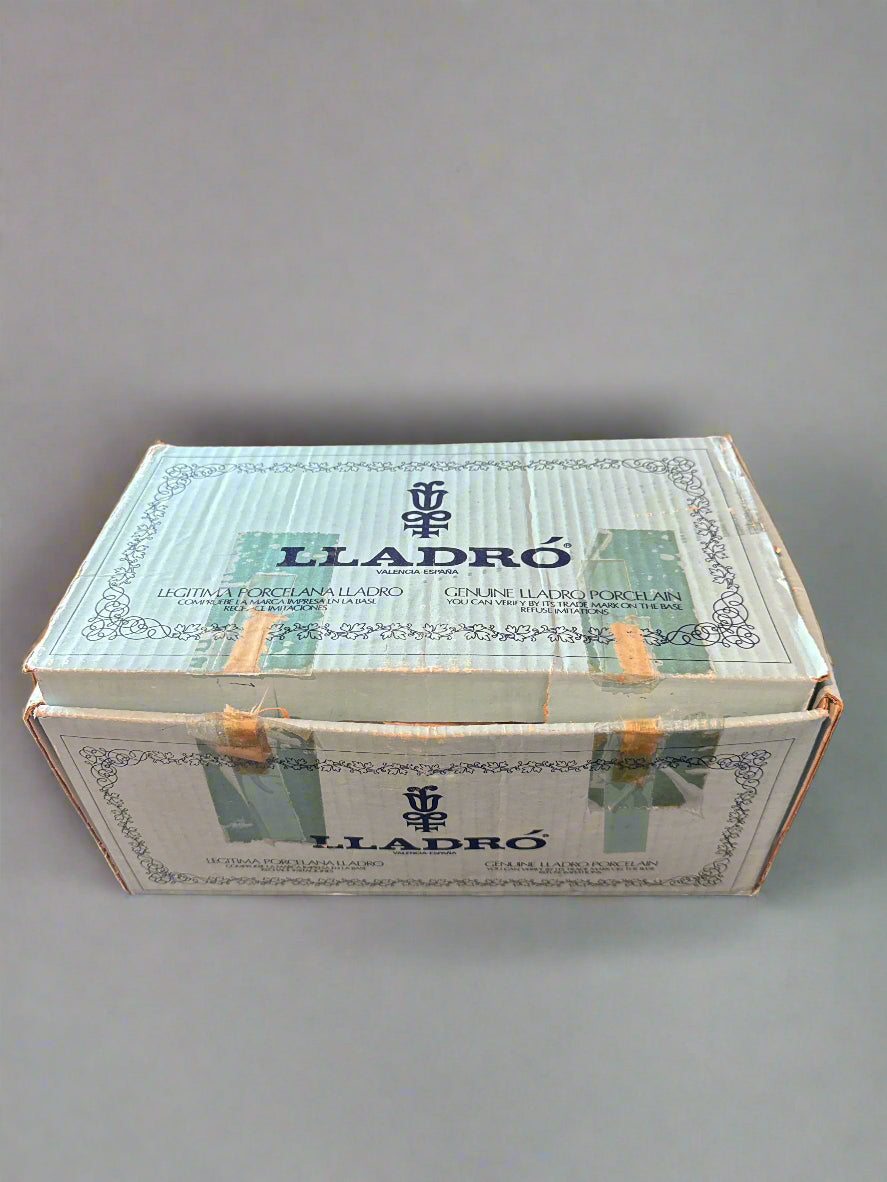 LLadro Box Only for 5166 Sea Fever Boy w/ Boat & Dog Figurine 12.75" Long