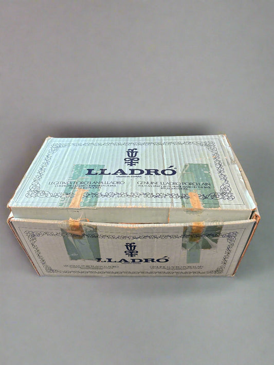 LLadro Box Only for 5166 Sea Fever Boy w/ Boat & Dog Figurine 12.75" Long