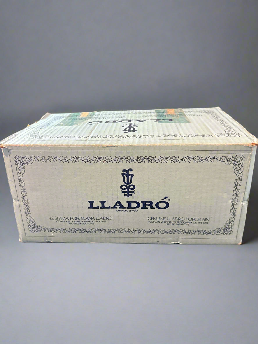 LLadro Box Only for 5166 Sea Fever Boy w/ Boat & Dog Figurine 12.75" Long