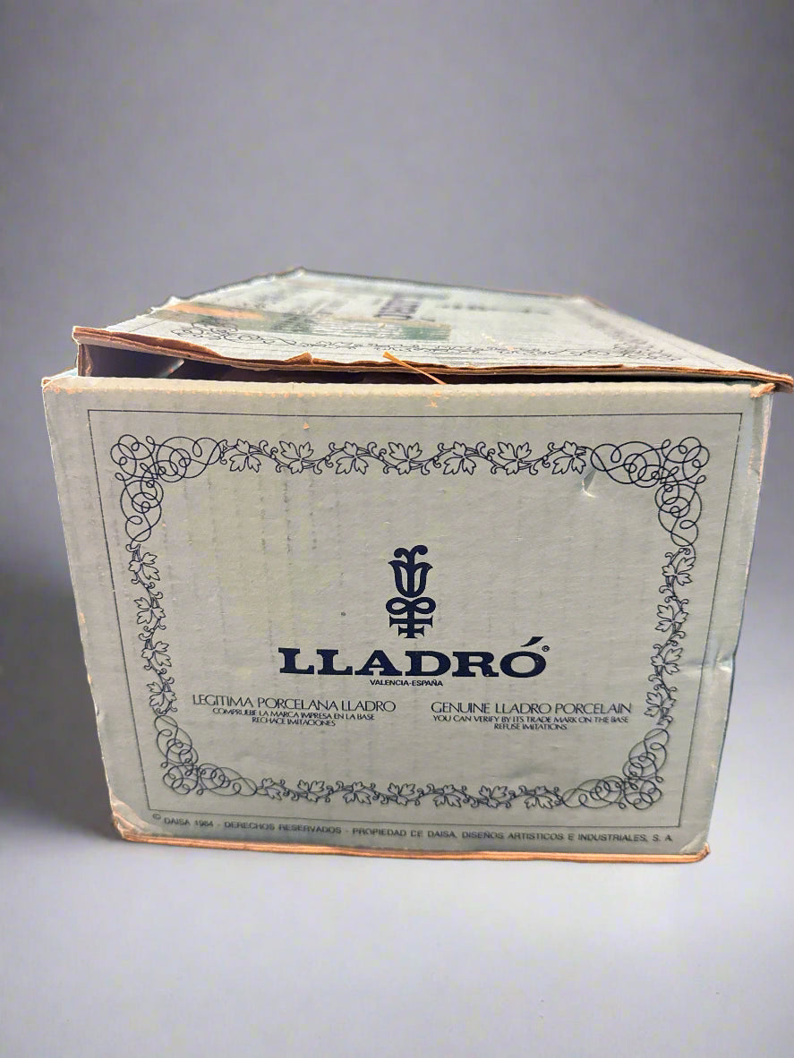LLadro Box Only for 5166 Sea Fever Boy w/ Boat & Dog Figurine 12.75" Long