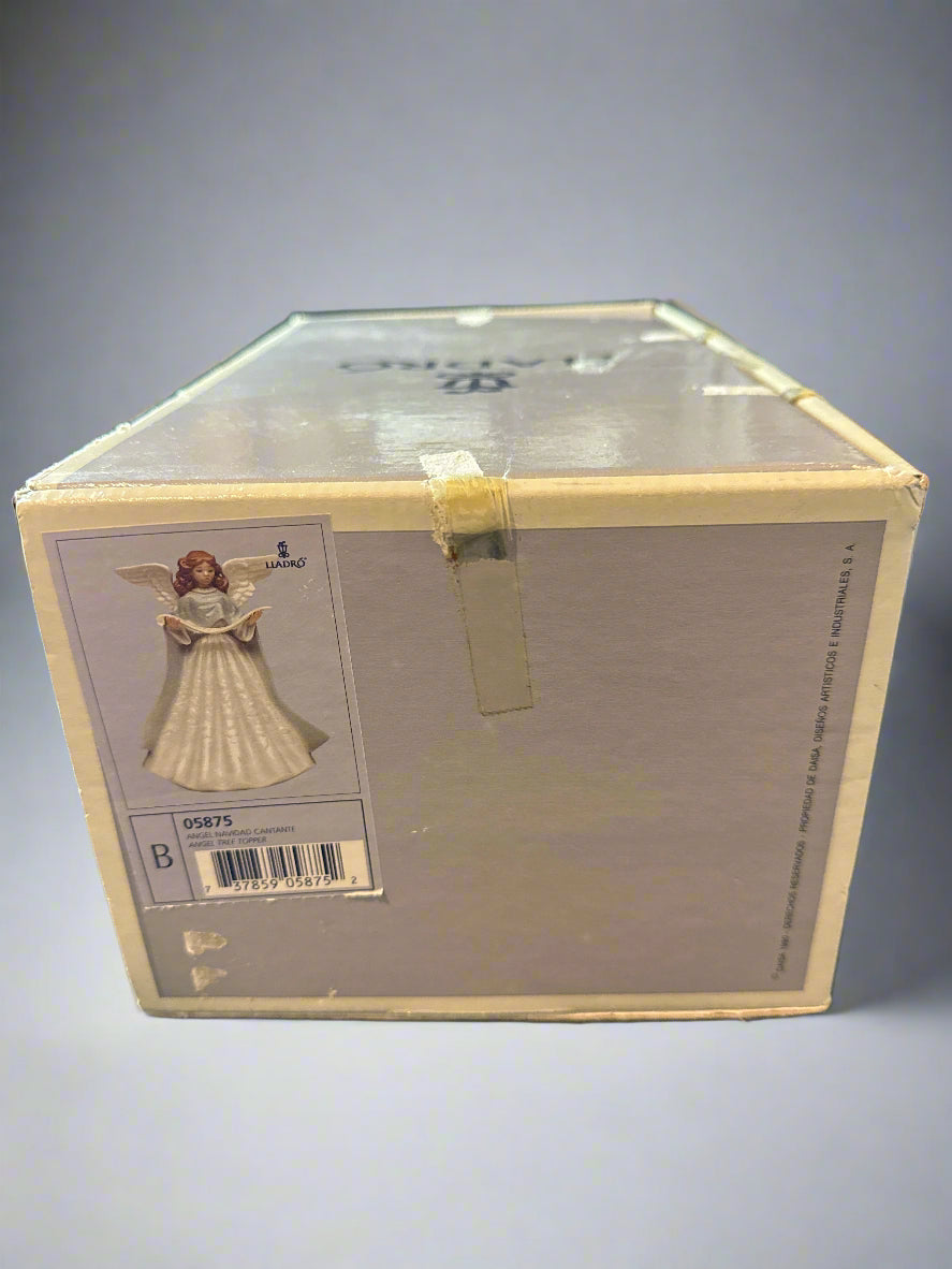 Lladro Box Only for 05875 Angel Tree Topper Figurine With Packing 12.5" Long