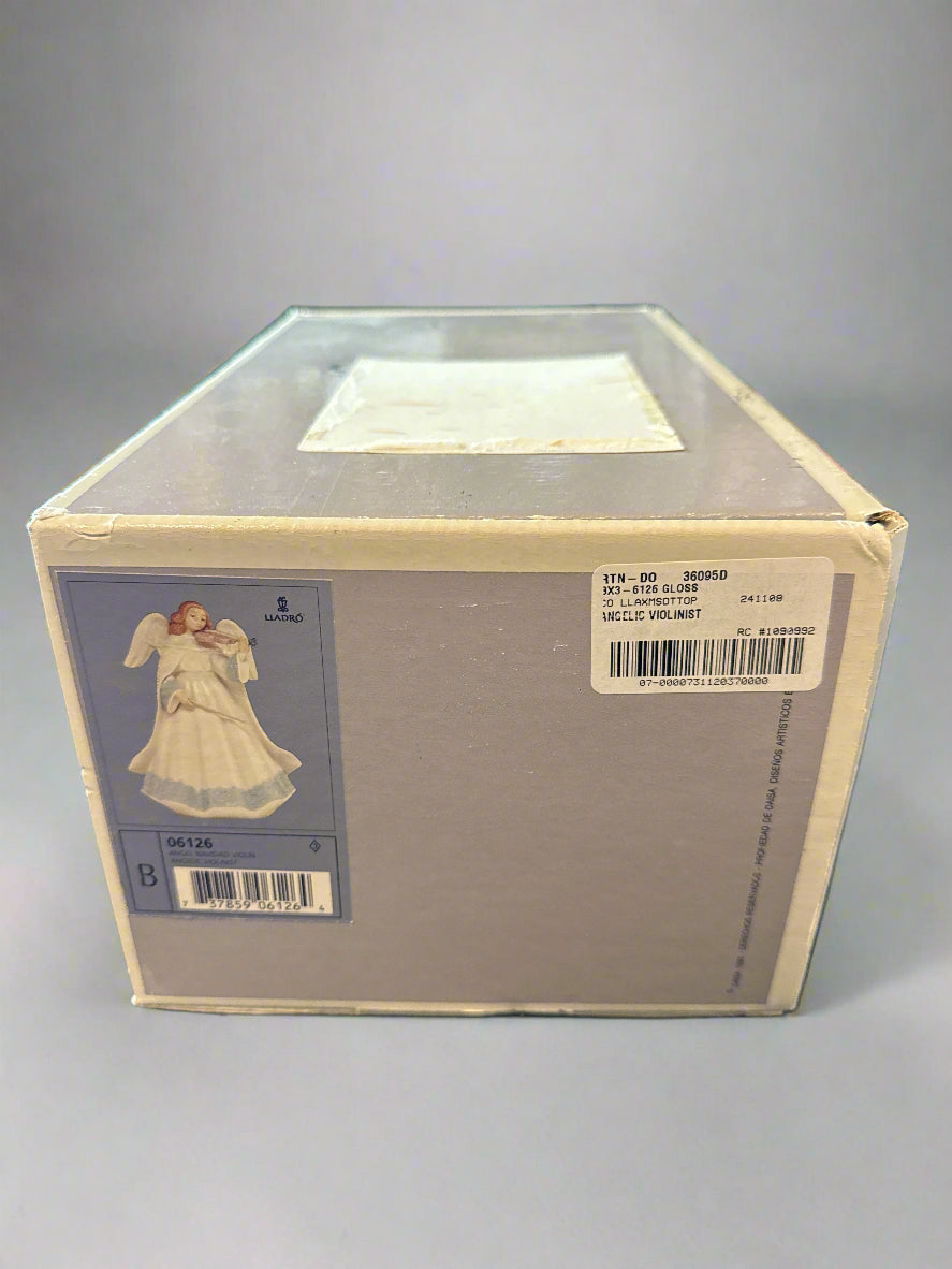Lladro Box Only for 06126 Angelic Violinist Figurine With Packing 13" Long