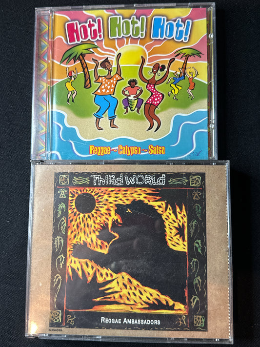 Reggae Music 3 CDs Third World Reggae Ambassadors, Hot Hot Hot