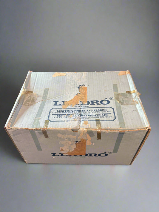 Lladro Box Only for 4840 Oriental Girl Glossy Figurine With Packing 13.25" Long