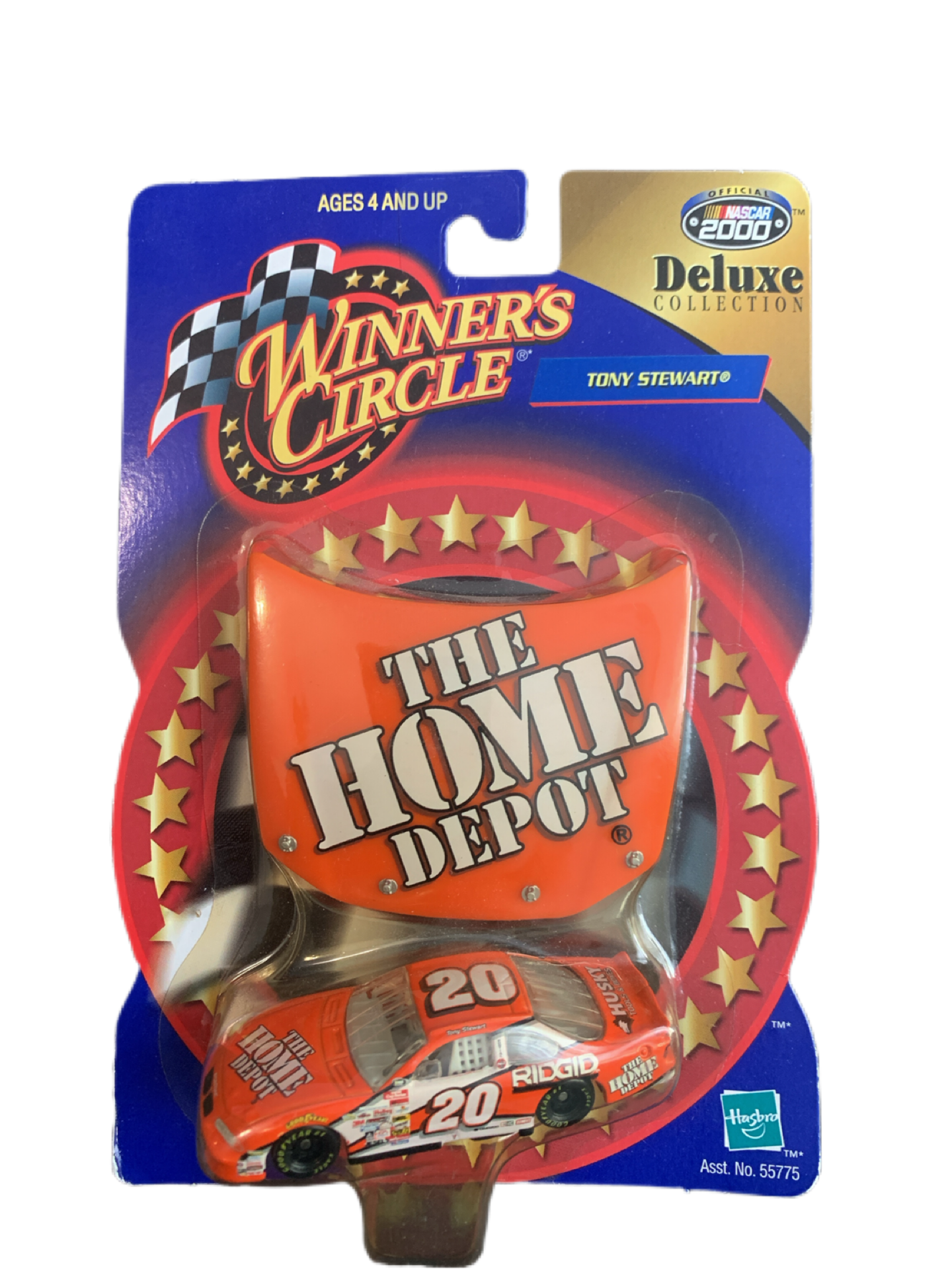 NASCAR Tony Stewart Winner's Circle Home Depot #20 1:64 Die-Cast 2000 Hasbro In Box