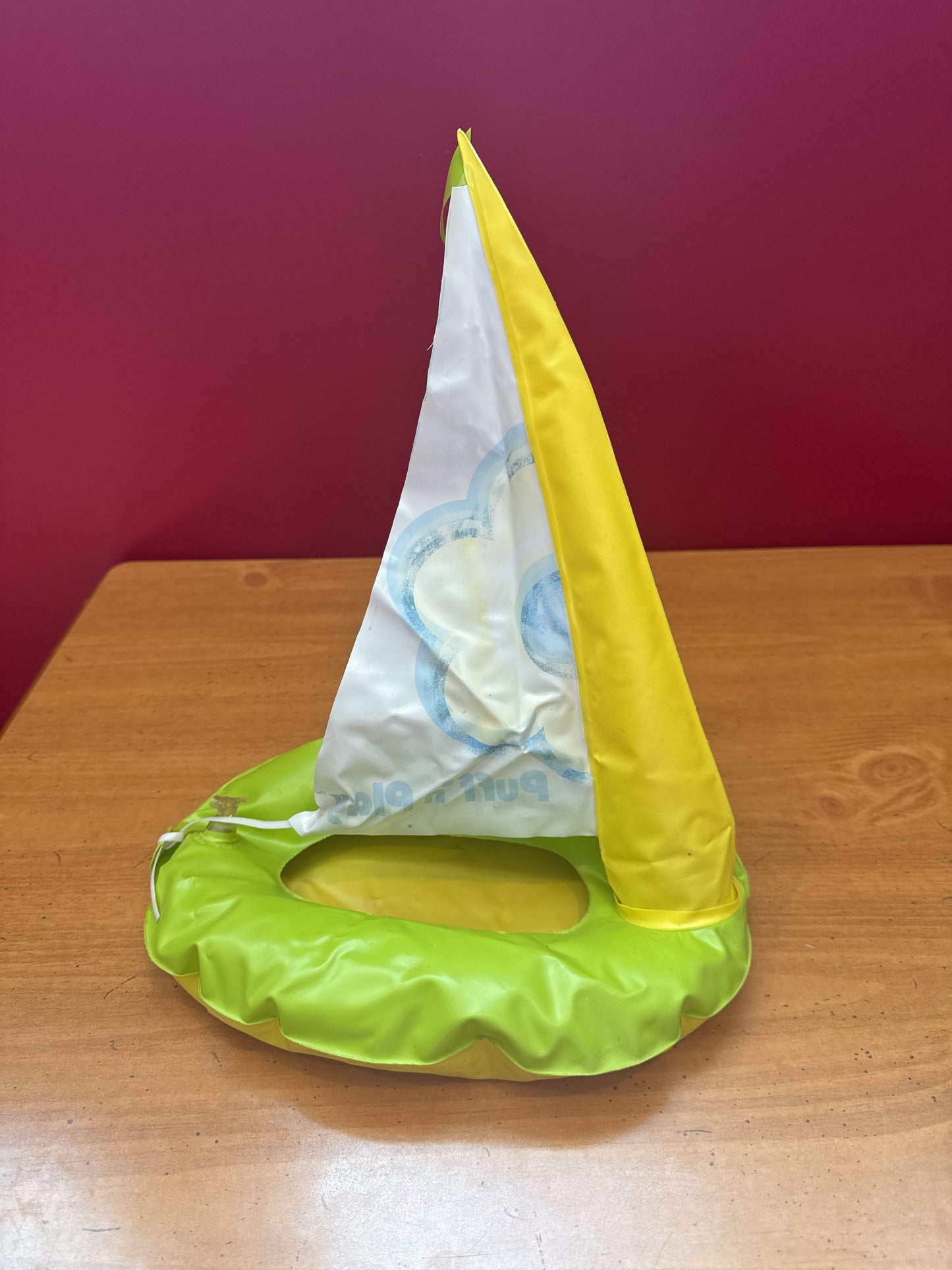 Barbie Vintage Blowup Puff & Play Furniture & Sailboat 5 Pieces