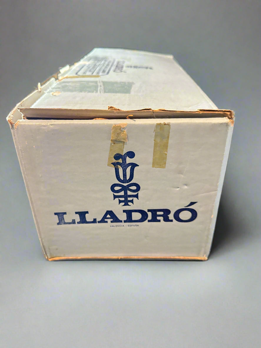 Lladro Box Only for 4893 A Walk With The Dog Figurine With Packing 17.5" Long