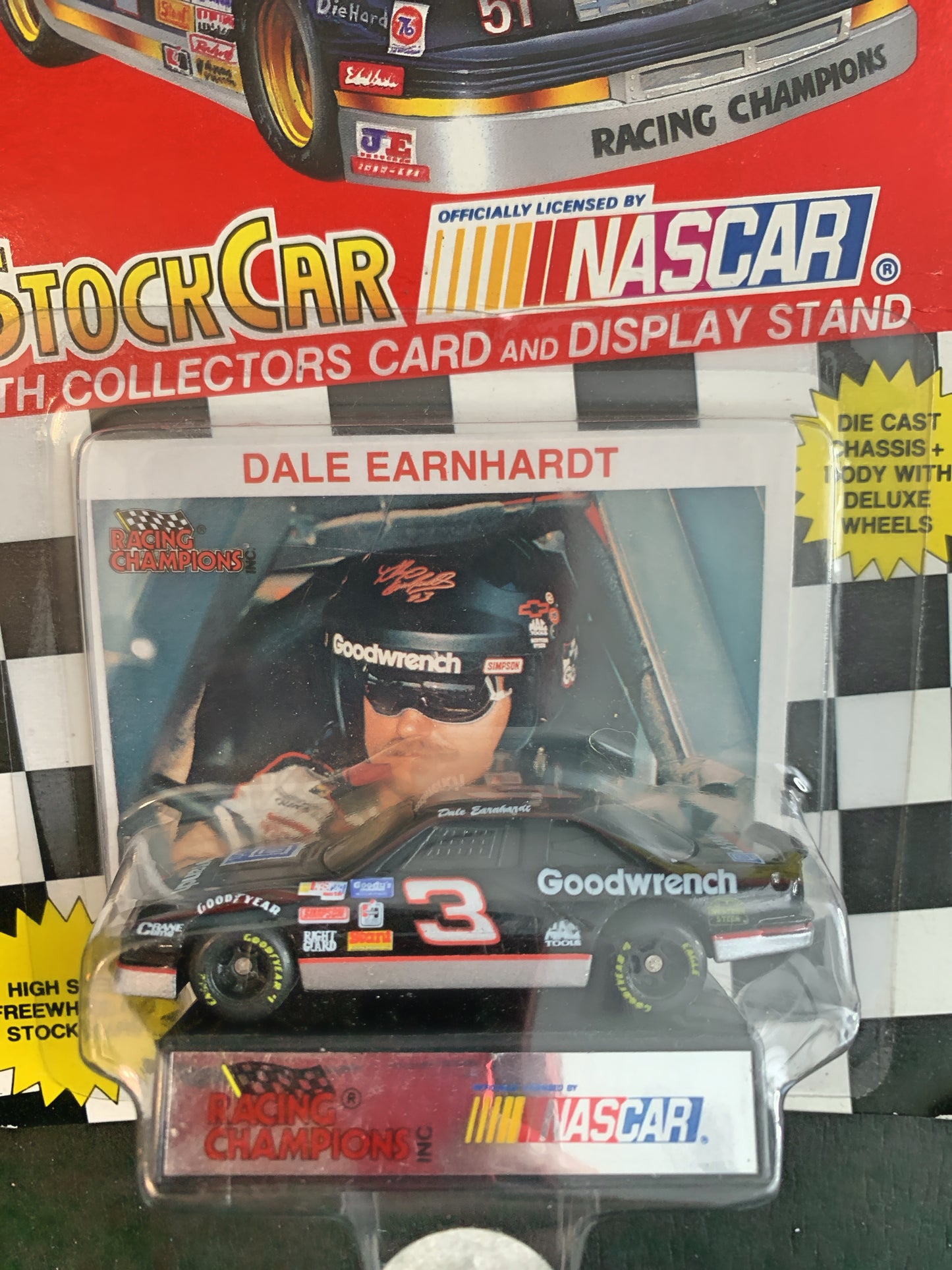 NASCAR Dale Earnhardt 1993 Racing Champions #3 Goodwrench Monte Carlo 1:64 Die-Cast Car In Box