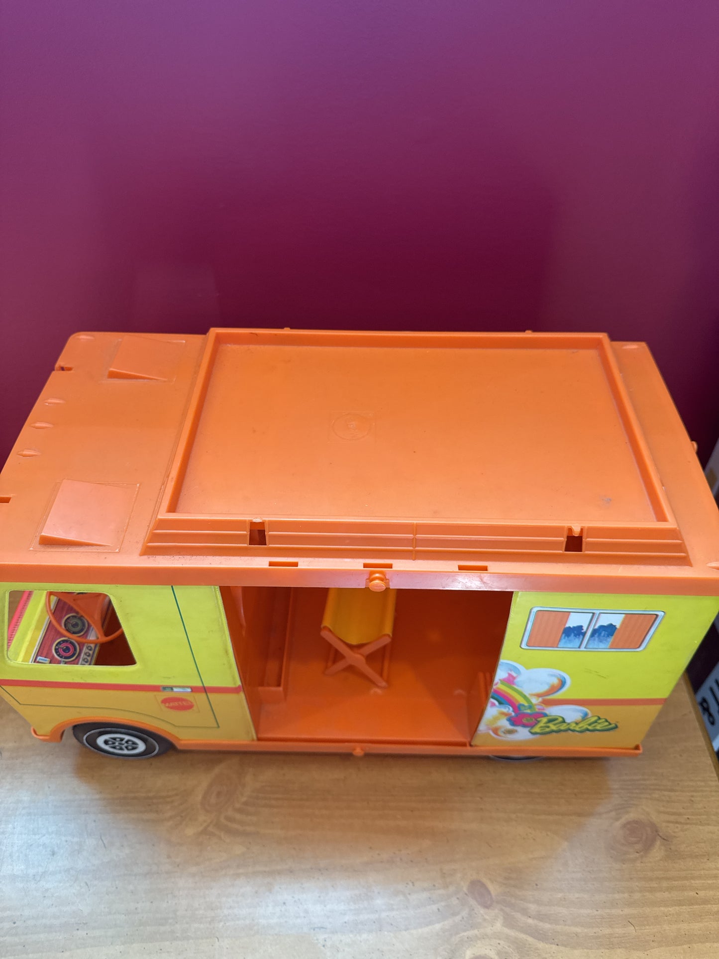 Vintage 1970 Mattel Barbie Country Camper w/ Accessories