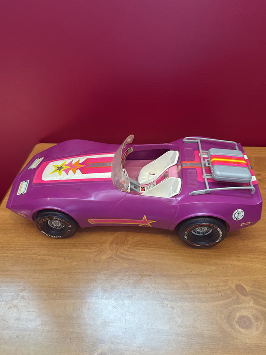 Vintage Barbie 1975 Star Purple Corvette