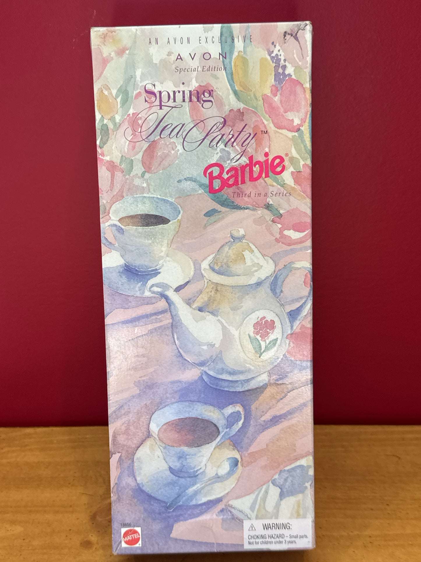 Vintage 1997 Avon Special Edition Spring Tea Party Barbie Doll New in Box