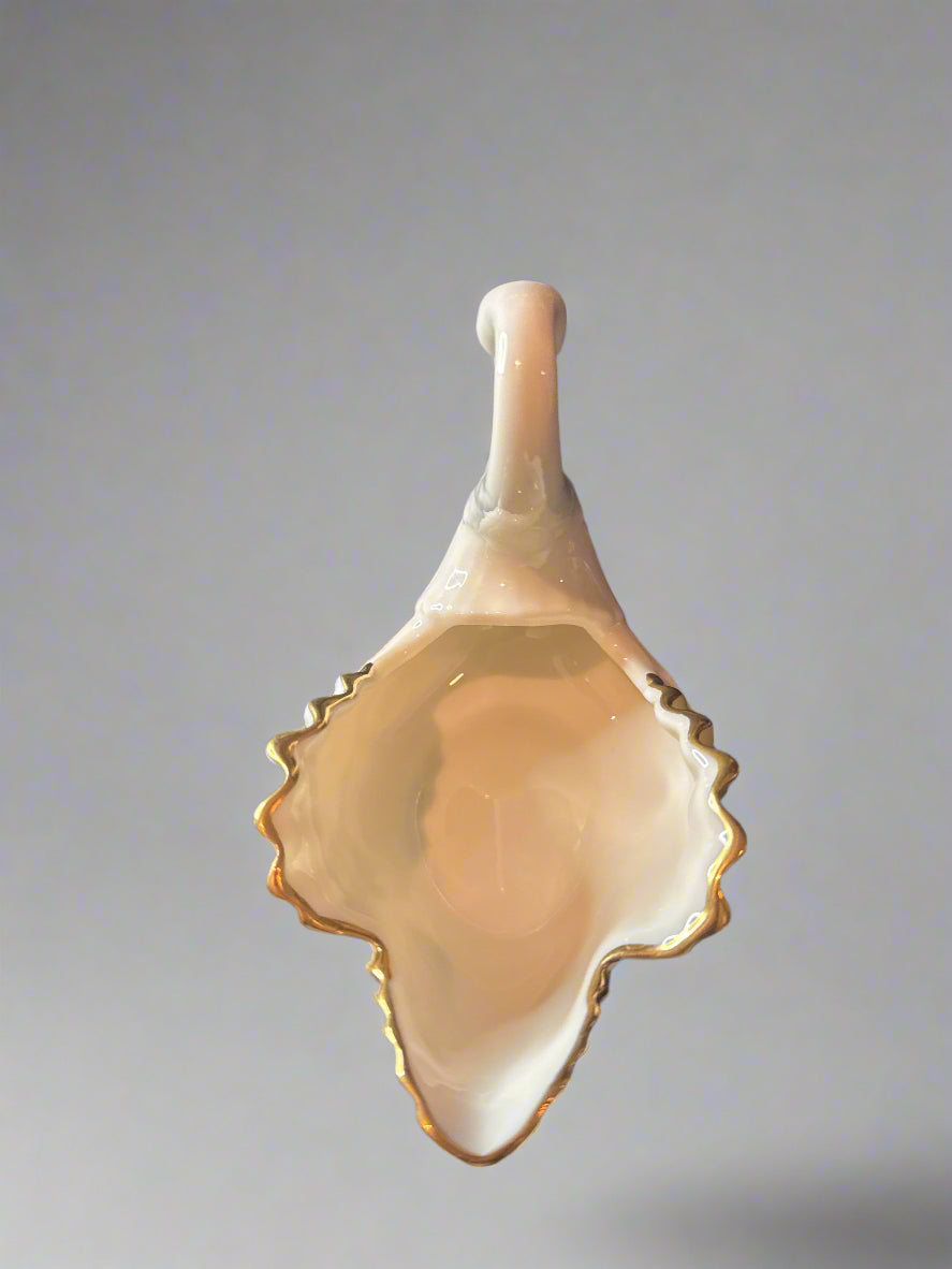 Lenox Swan Collection Cream (Gold Trim) Small Bowl 5" Long x 4" Tall