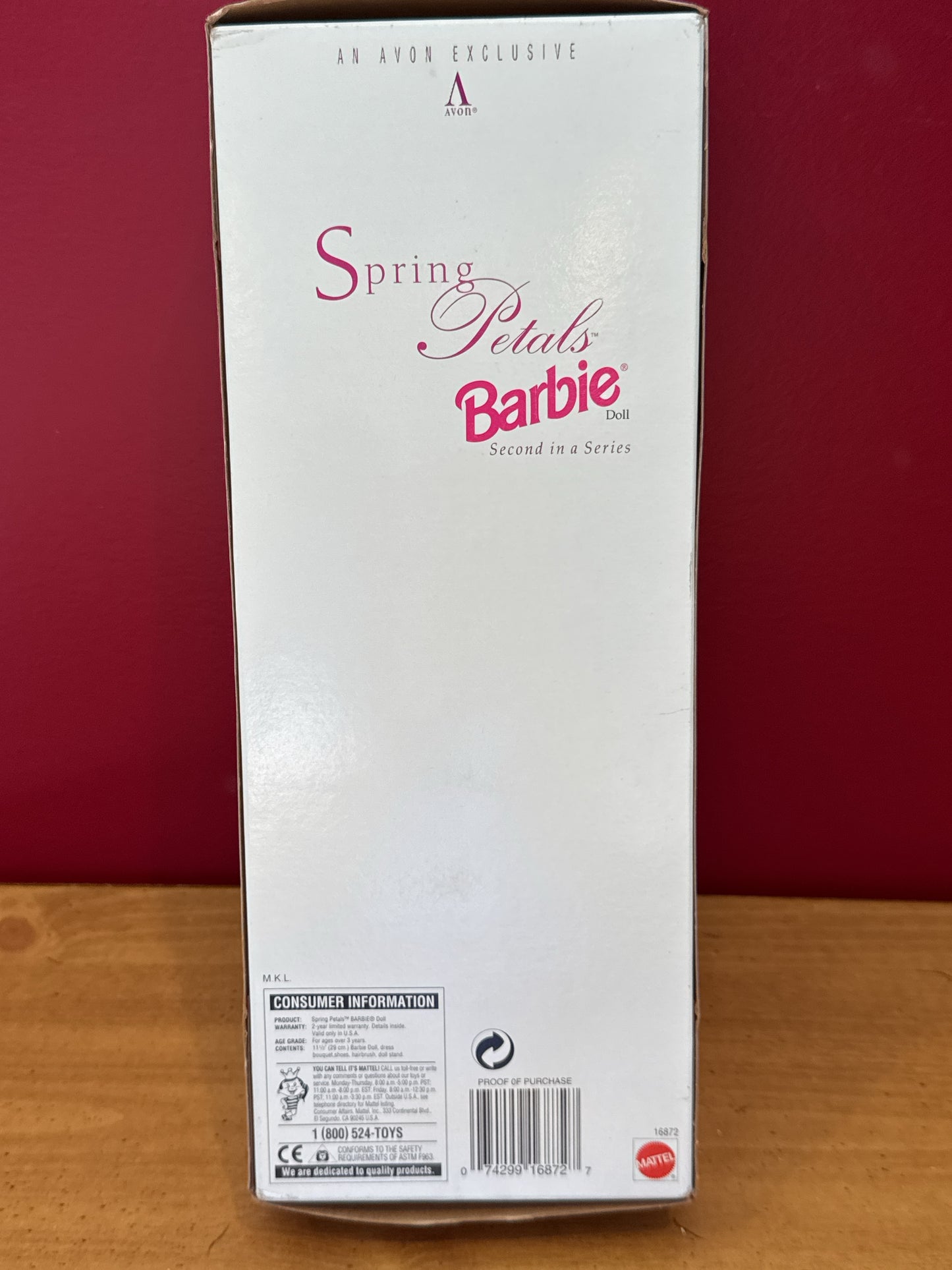 Barbie Doll Special Edition Avon "Spring Petals" 1996 Vintage New in Box