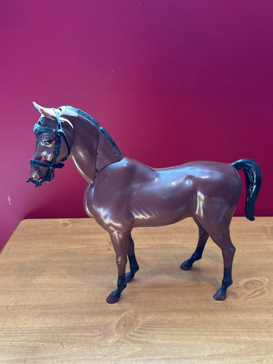 Vintage Marx Johnny West Articulated Brown Horse