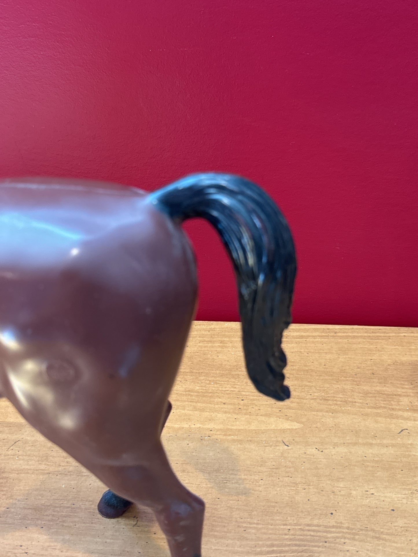 Vintage Marx Johnny West Articulated Brown Horse