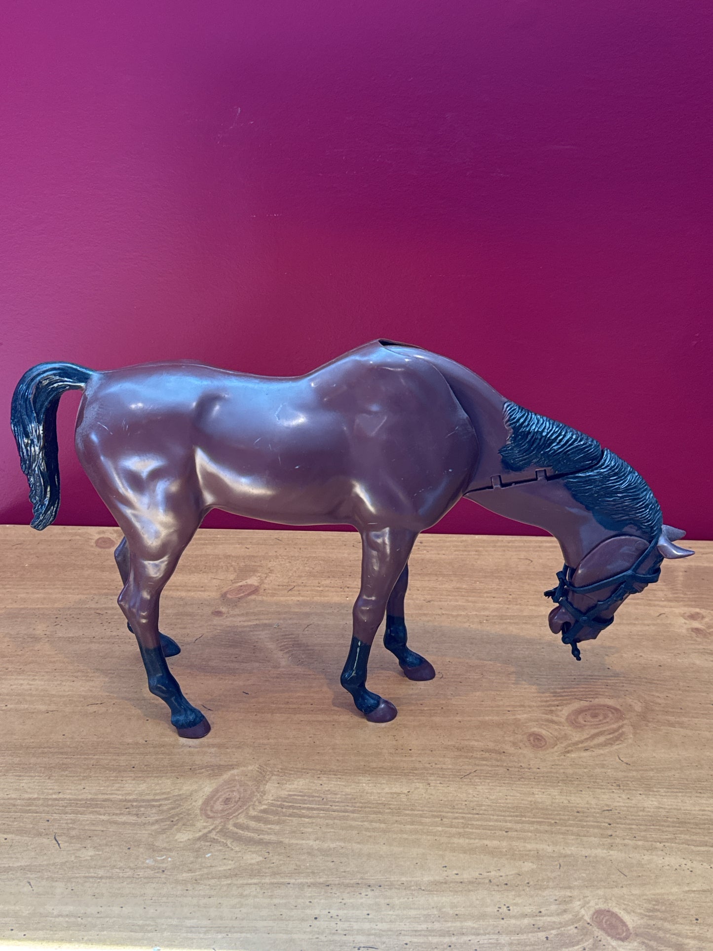 Vintage Marx Johnny West Articulated Brown Horse