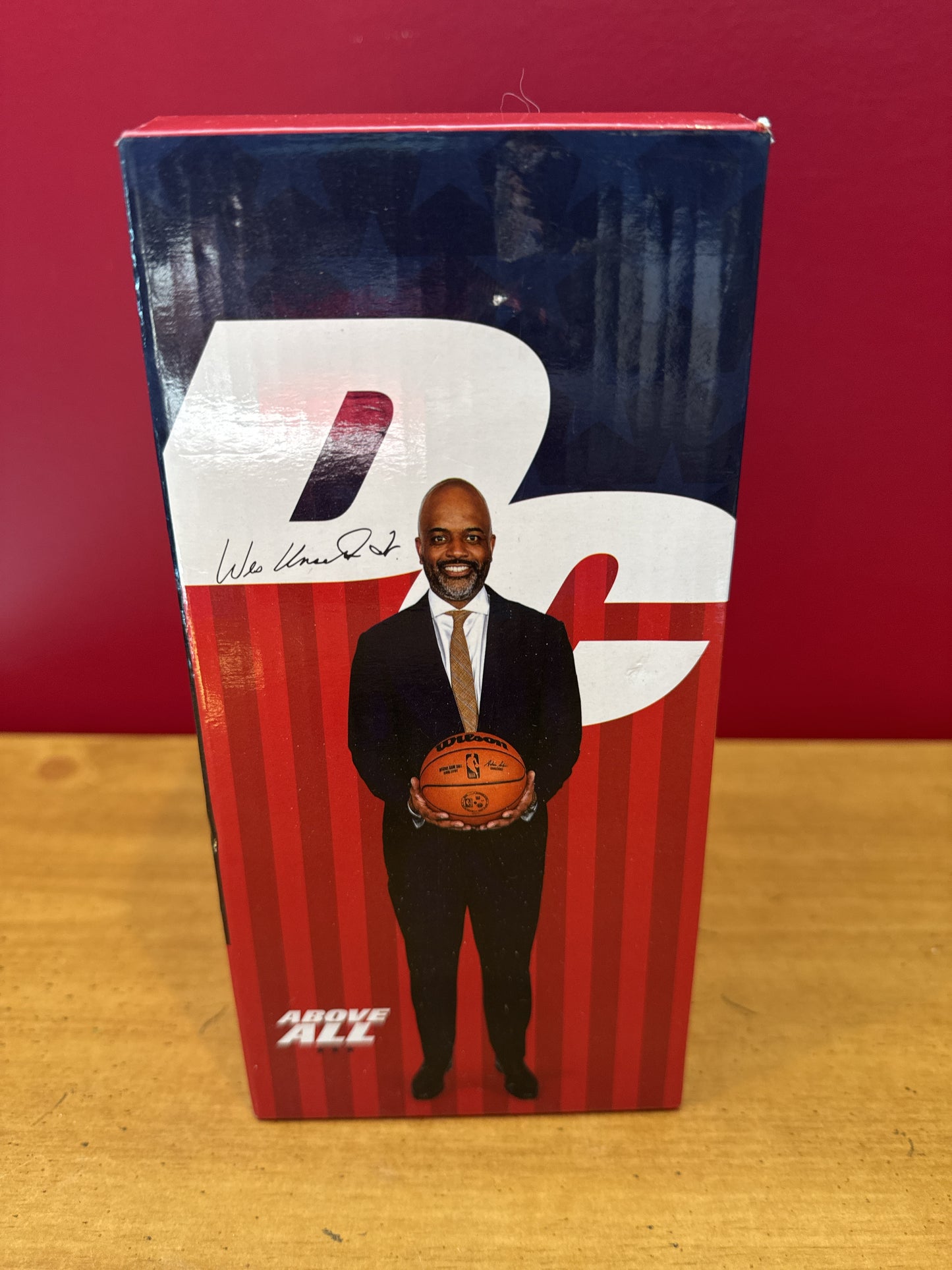 Washington Wizards Head Coach Wes Unseld Jr. NBA Basketball Bobblehead New in Box