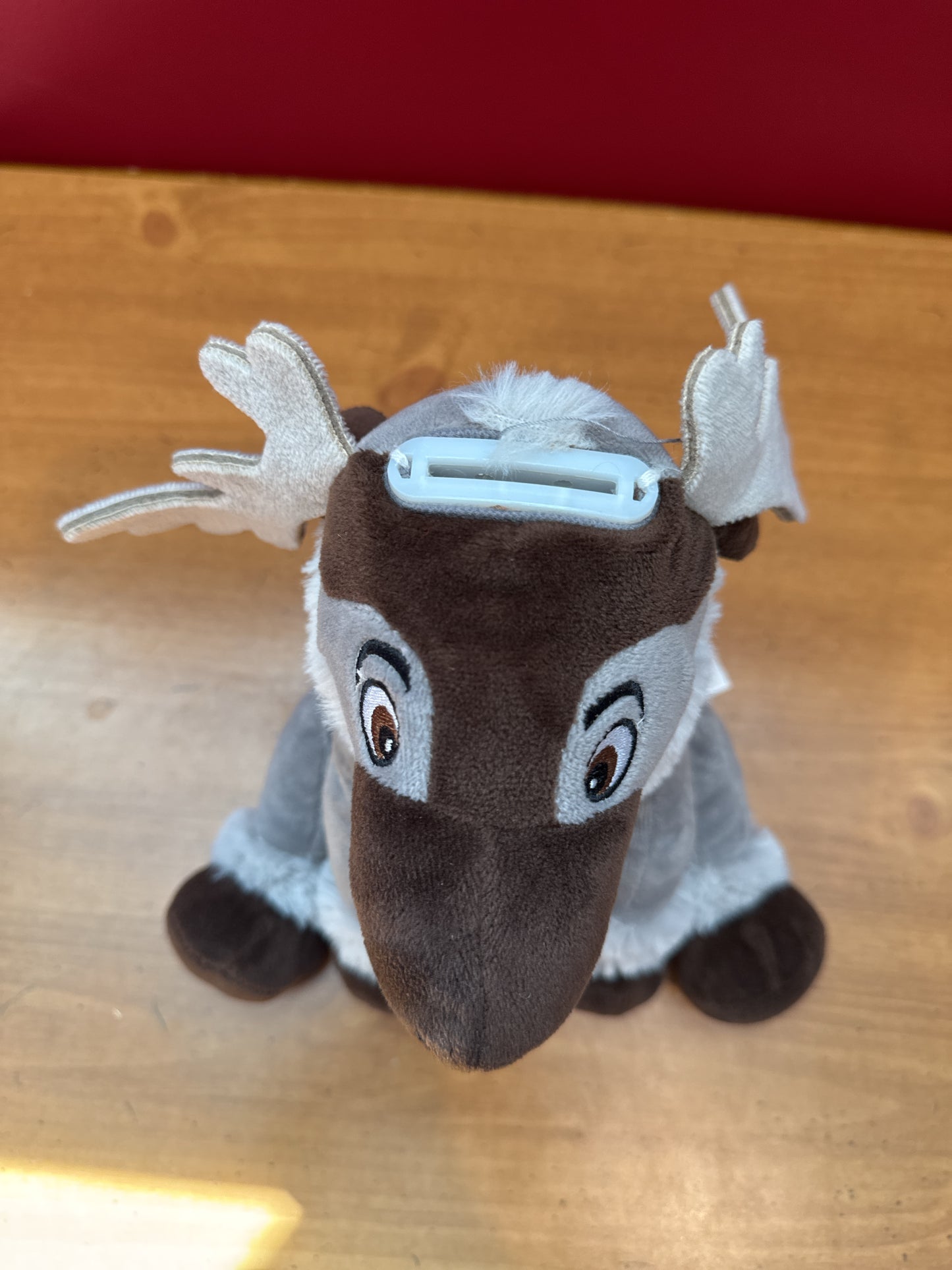 Disney's Frozen Sven Plush Coin Bank Gray & Brown 8" Tall