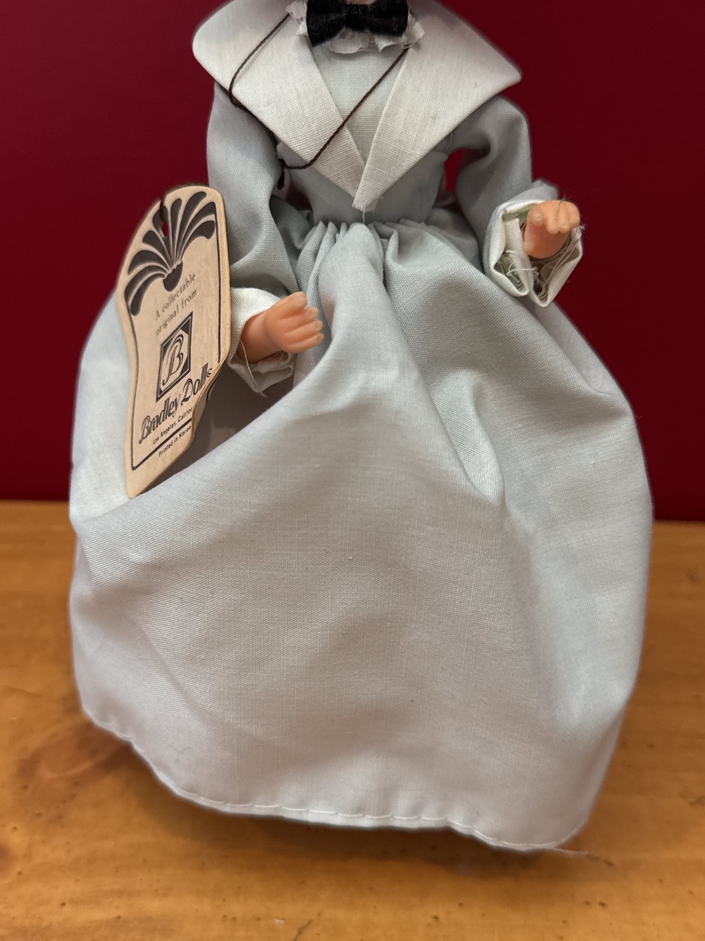 Vintage Bradley Dolls Big Eyes Nurse 1970's Career Woman 8" Display Collectible