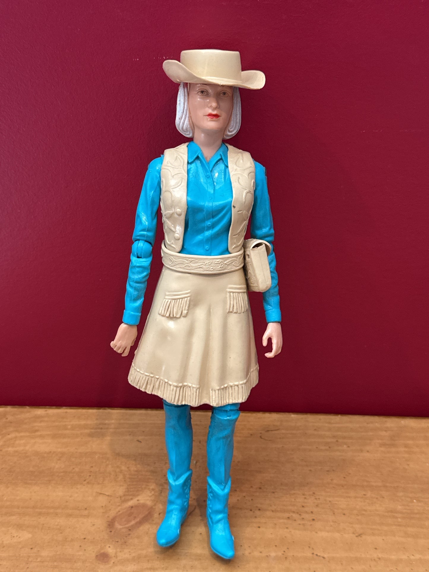 Vintage Marx Jane West Action Figure 12" Doll Best of the West Johnny West