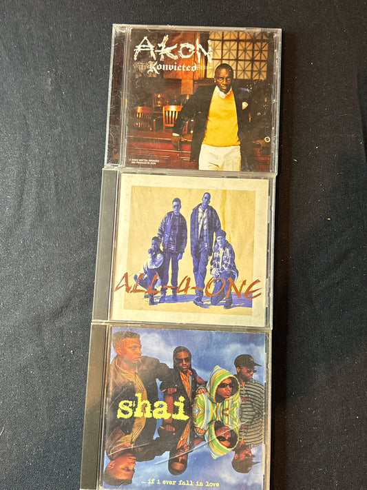 Pop/R&B 3 CDs, Shai, Akon, All-4-One